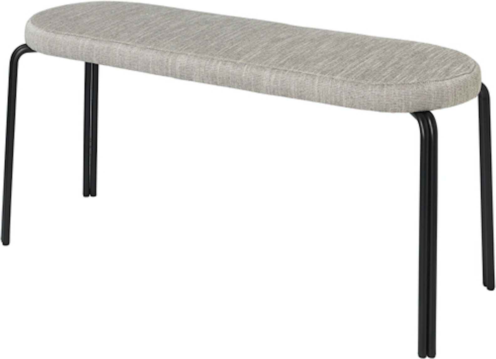 2-personers Sofa Broste Copenhagen Oda L110 Cm Tekstil Sort  -  Elegant Design åndbar Komfort  5710688198566