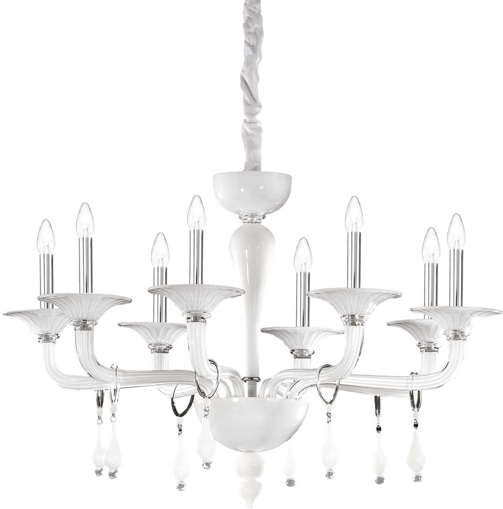 Elegant Miramare Pendellampe i Håndblæst Glas - Ø95 cm