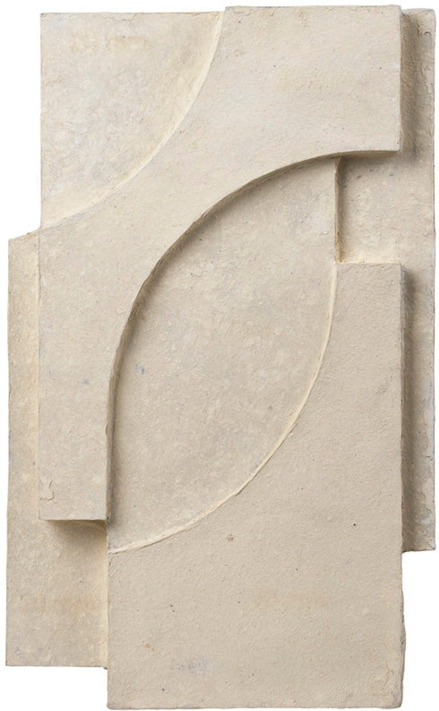 Dekorativ Vægskulptur - Kristina Dam Serif Relief 38x42 cm