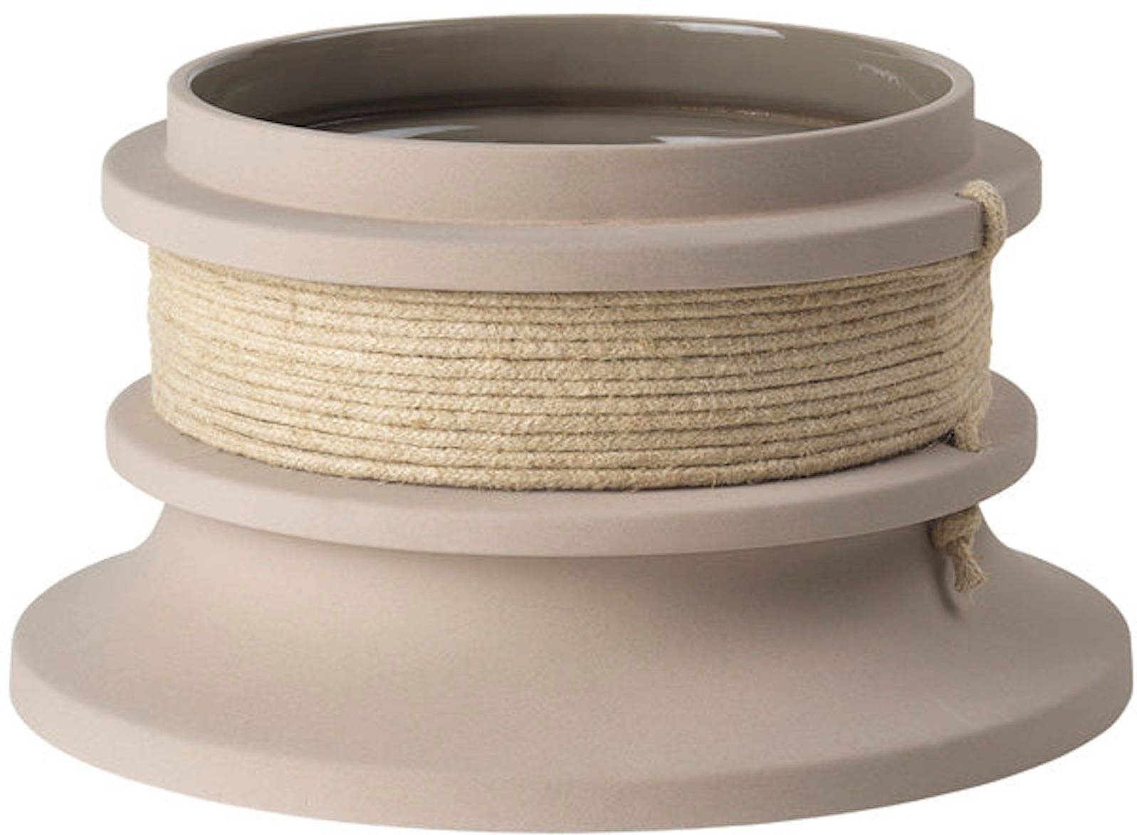 Urtepotte Kristina Dam Rope ø30 X H155 Cm Beige Stentøj Og Reb Skulpturel Form  5710688979660