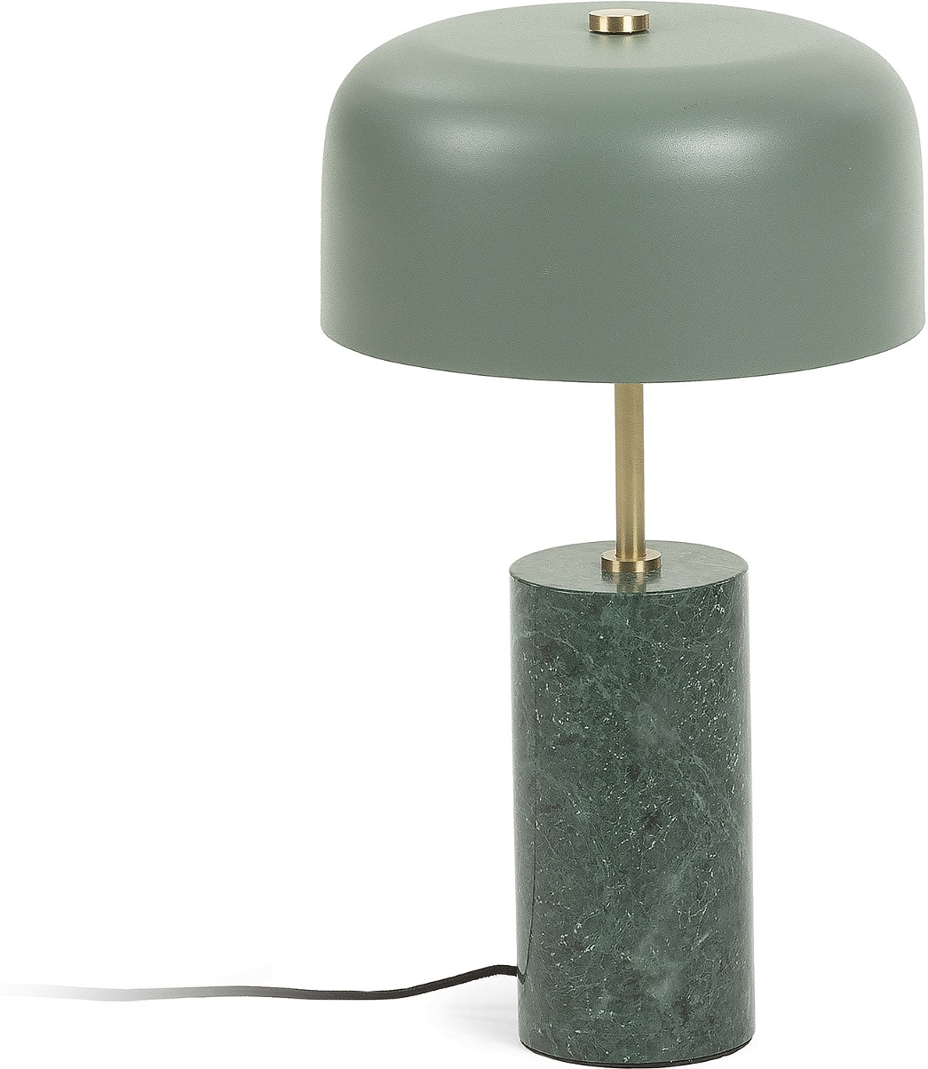 Bordlampe Kave Home Videl i Marmor og Metal - Grøn