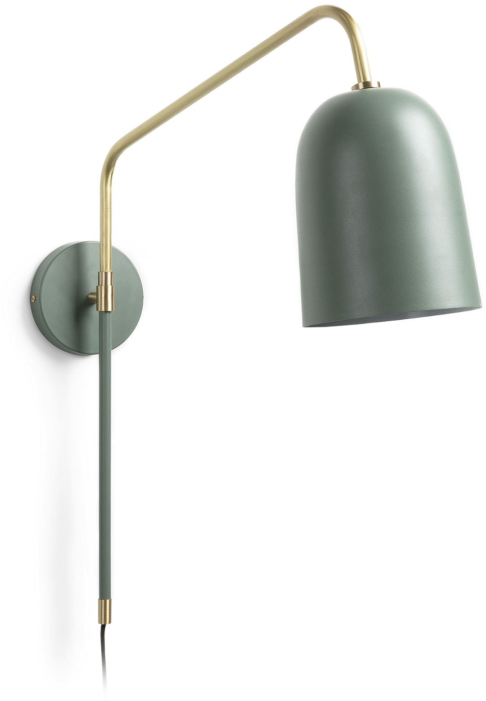 Væglampe Audrie fra Kave Home i Grønguld Design