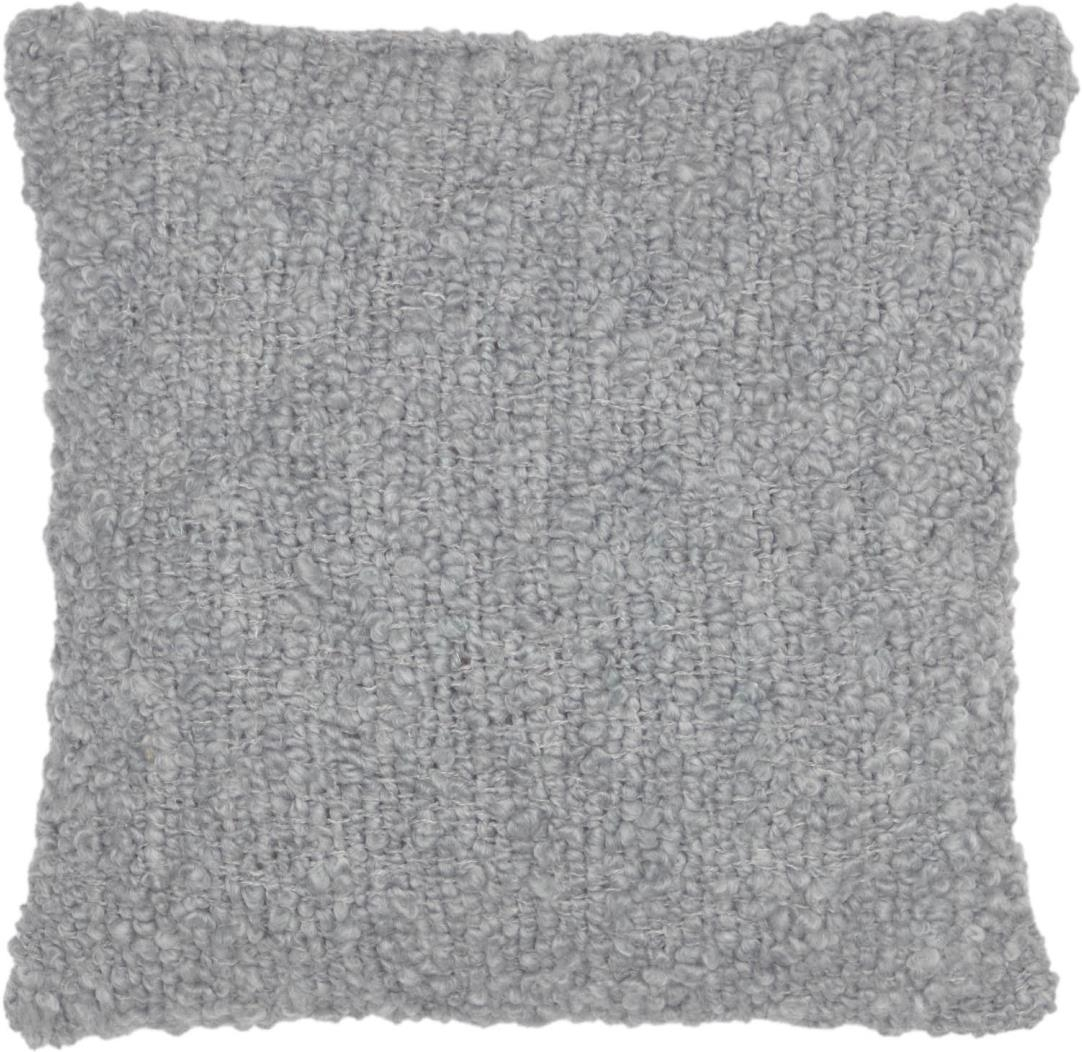 Blødt Grå Pudebetræk til Pyntepude - Relief-effekt 45x45 cm