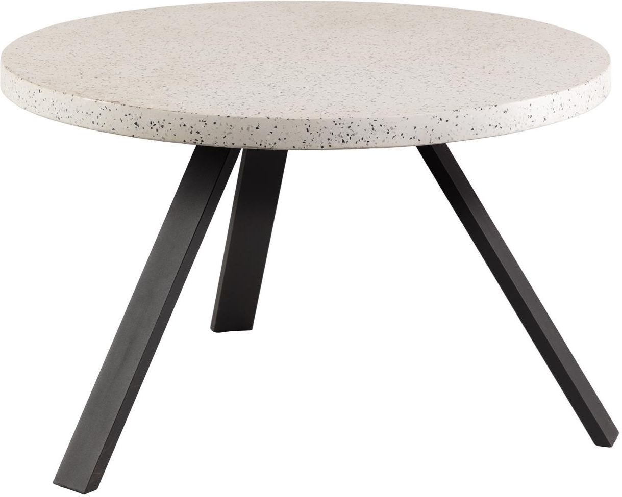 Udendørs spisebord Kave Home Shanelle ø120 cm - Terrazzo top