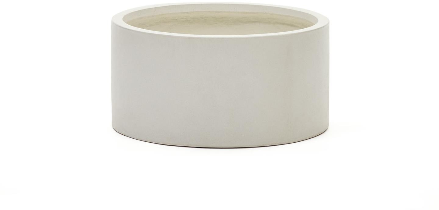Minimalistisk Hvid Cement Plantekrukke fra Kave Home