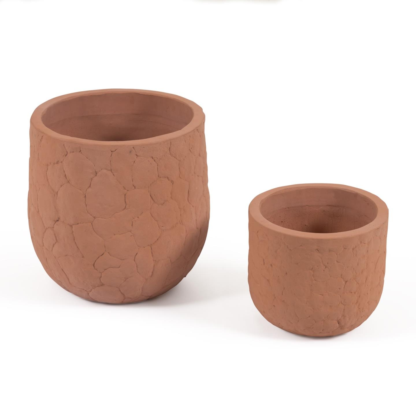 Rustik Terracotta Plantekrukke fra Kave Home - Ø50 cm