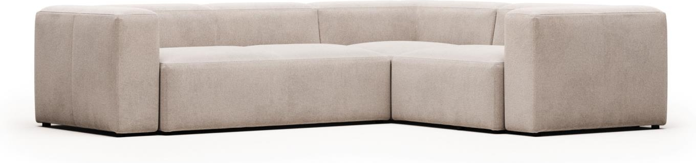 Hjørnesofa Kave Home Blok – Beige Modulsofa med Design i Nordisk Stil
