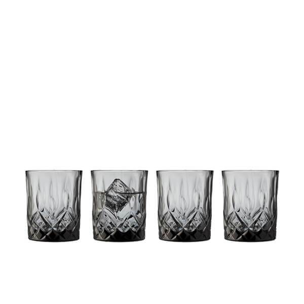 Lyngby Glas Sorrento Whiskyglas 32 Cl 4 Stk - Smoke  5722000277361