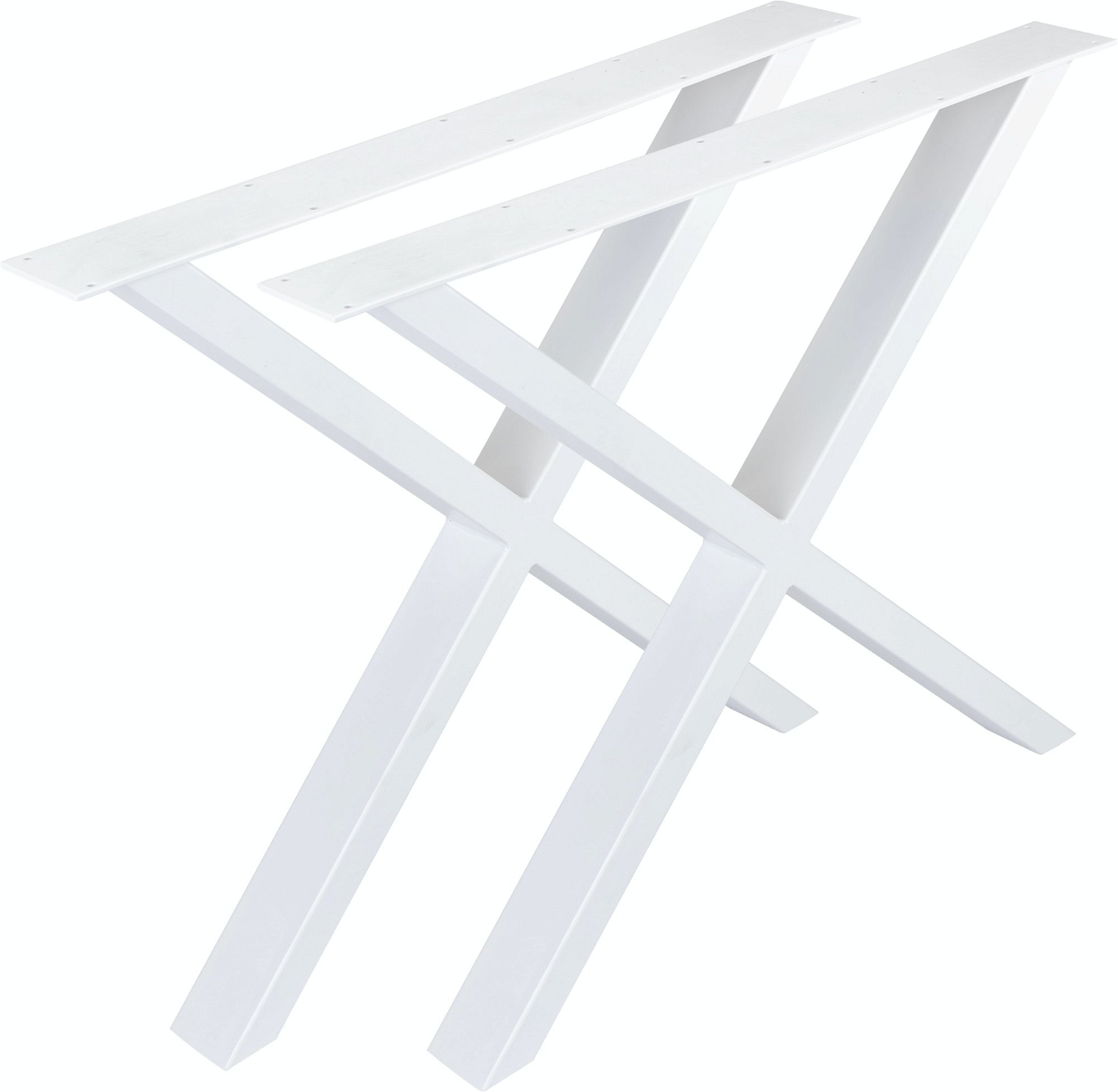 Bordunderstel Oscar i Hvidt Pulverlakeret Metal – Elegant Design