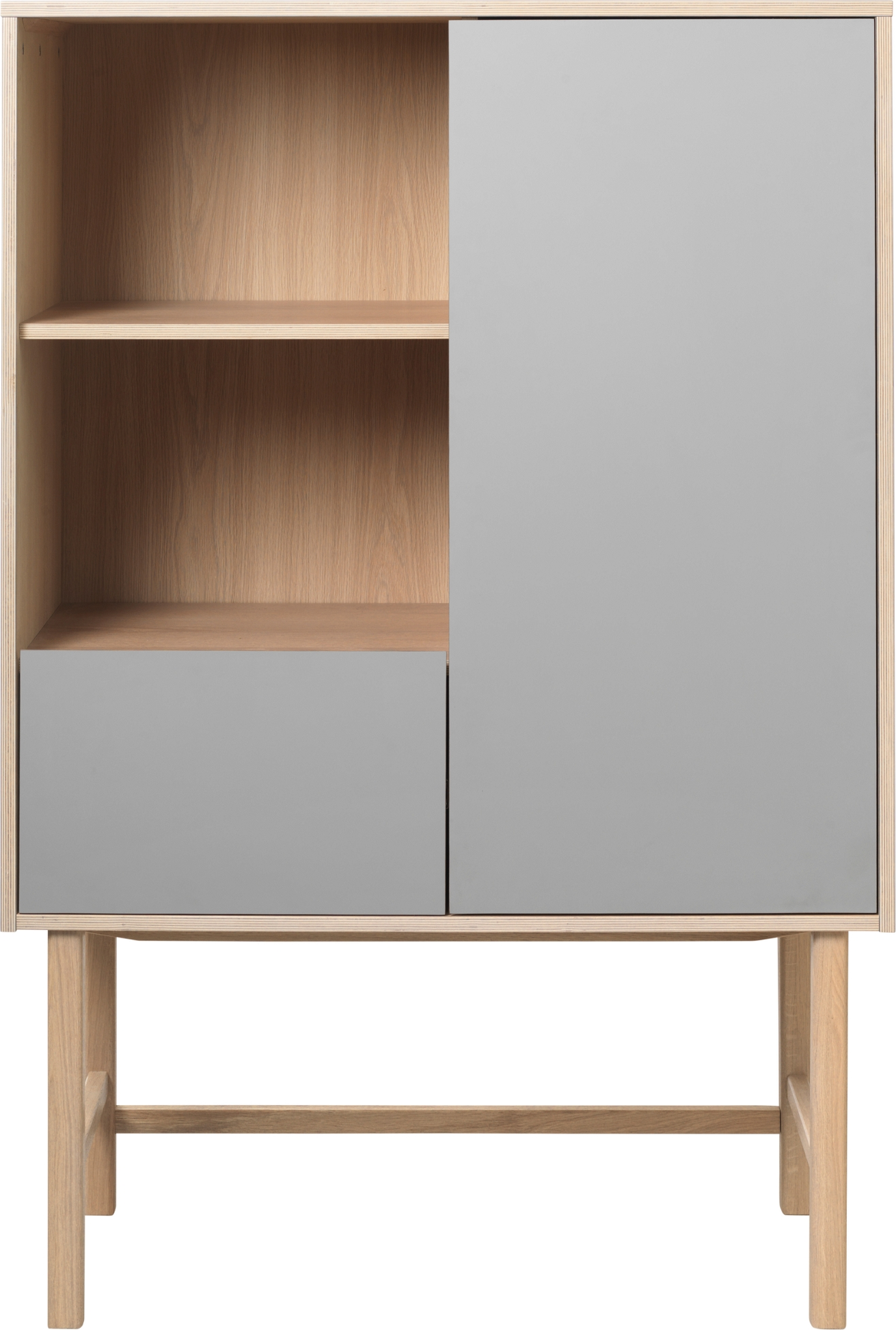 Elegant Bilbao Højskab i Egetræ - Nordisk Design