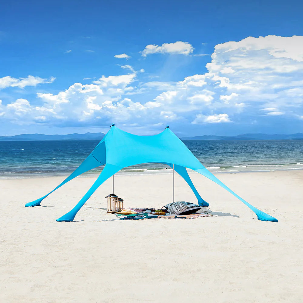 Strandtelt med UV-beskyttelse - Ideelt til udendørsbrug!