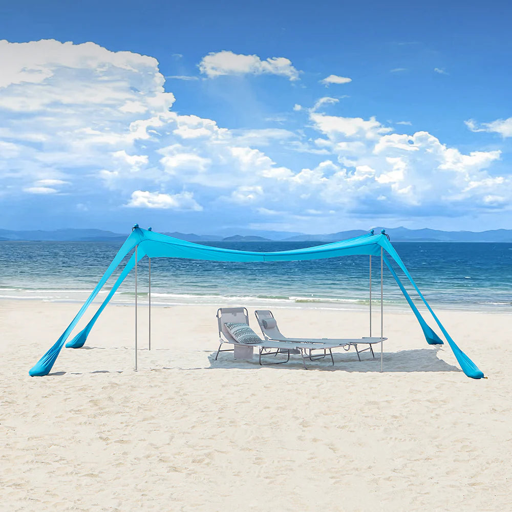 Strandtelt med UPF 30 - Ideel til solbeskyttelse!