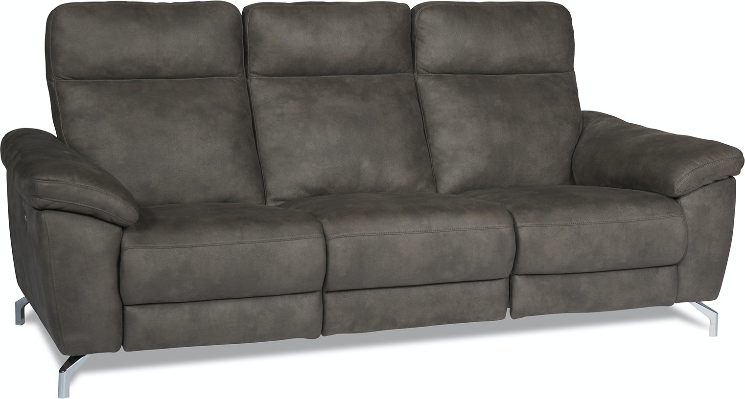 Elegant 3-personers sofa i grå-brun fra Raymond & Hallmark