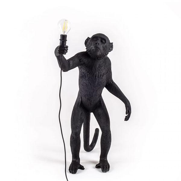 Seletti Monkey Bordlampe - Sort Udendørs Design
