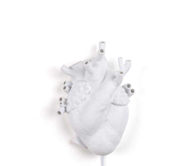 Seletti Heart Væglampe i Hvid - Unik Designlampe