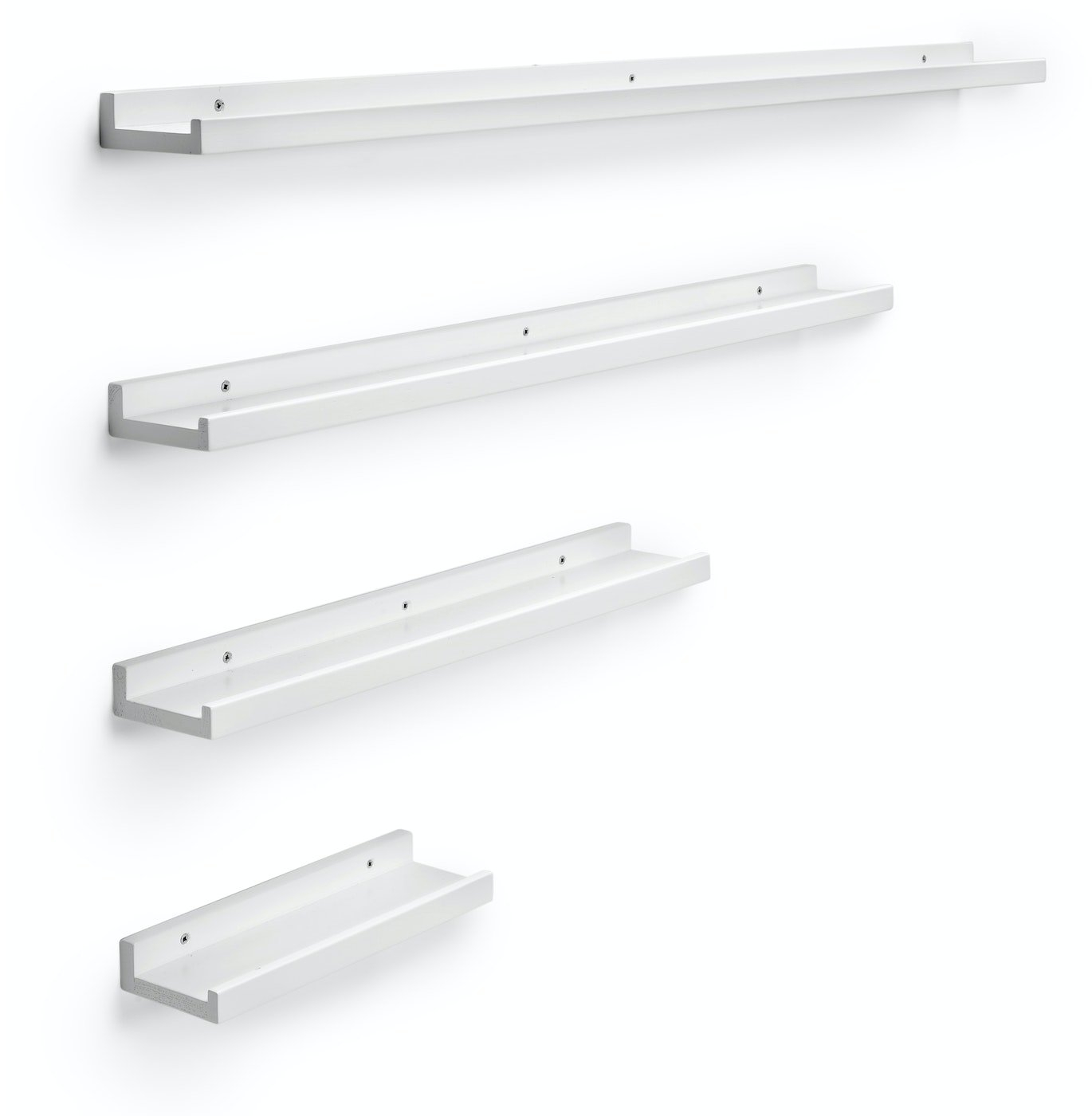 Billedhylde Torkelson Zitti - Elegant Egetræ i Hvid 60 cm