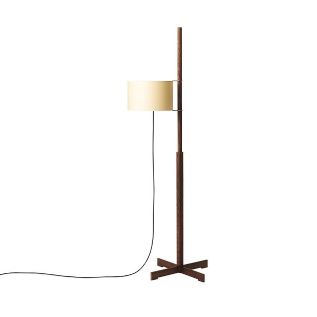Santa  Cole Tmm Gulvlampe Beige Valnød