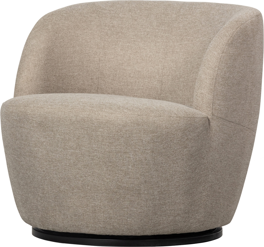 Elegant Serra Loungestol i Sandfarve - Stilfuld Komfort