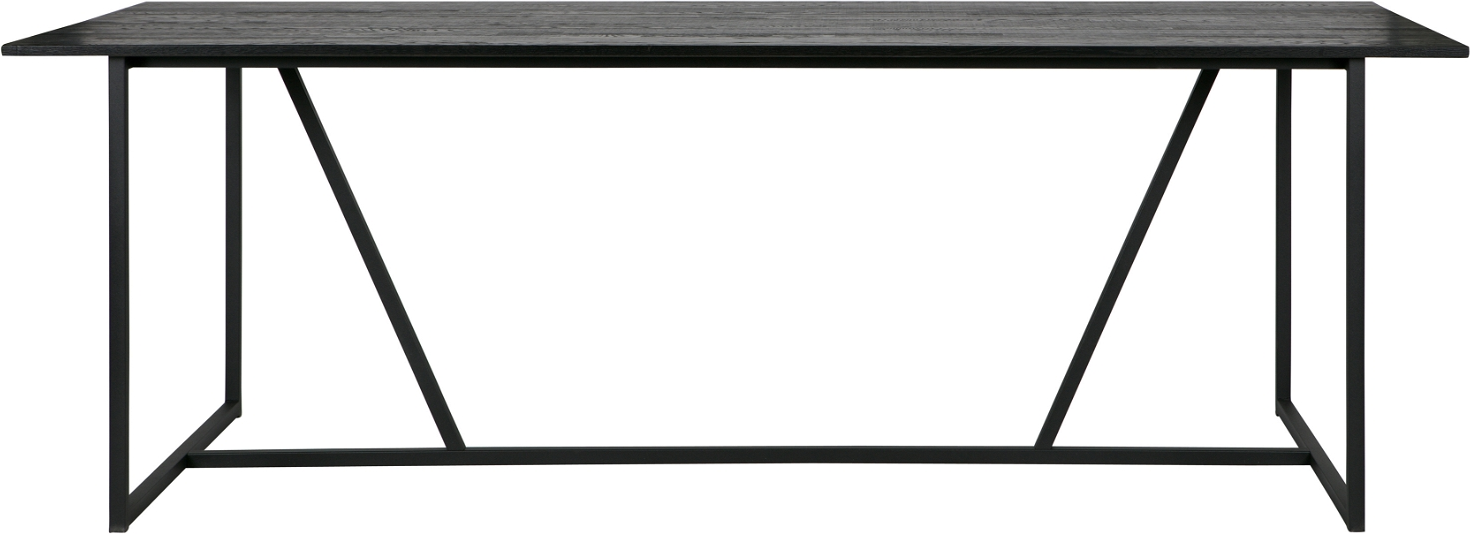 Elegant Silas Spisebord i Sort Ask fra WOOOD Exclusive