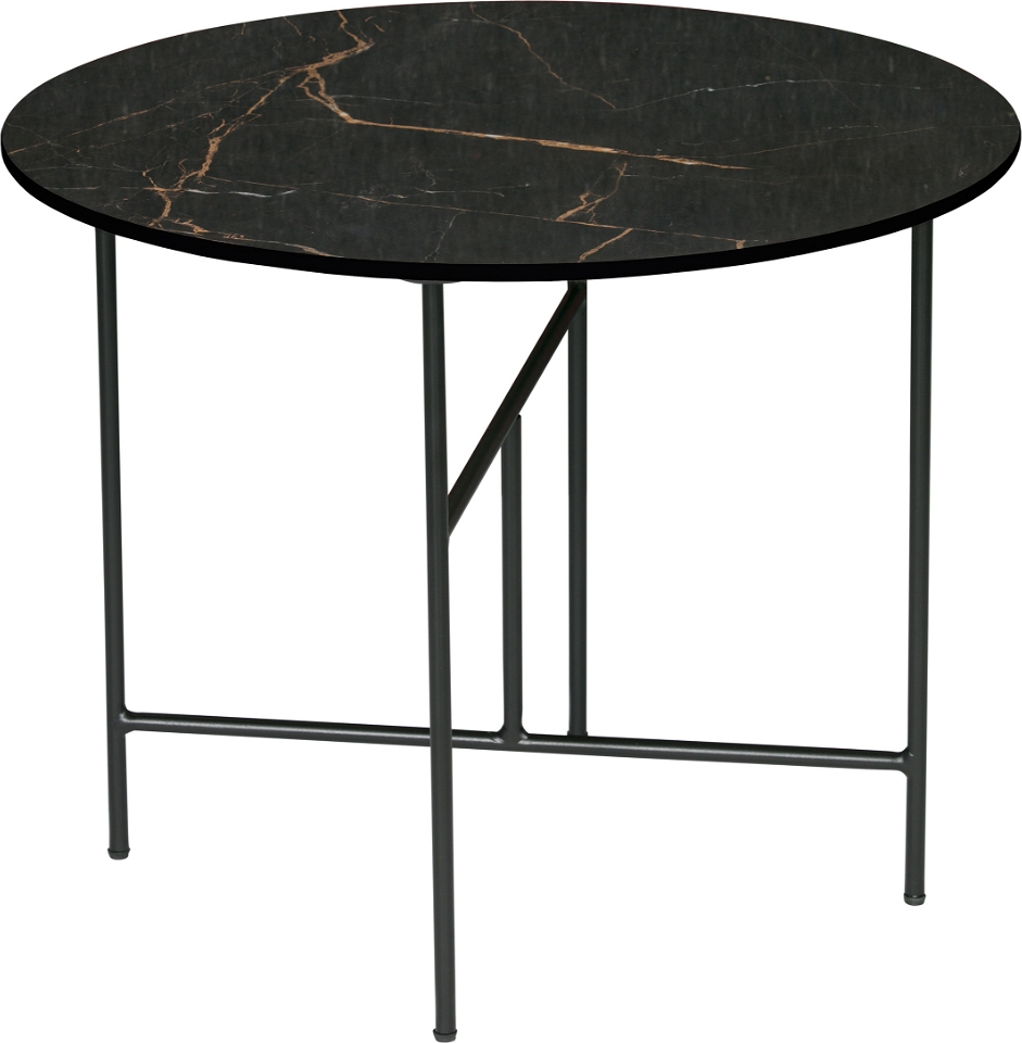 Elegant Sort Sofabord i Porcelæn og Metal fra WOOOD