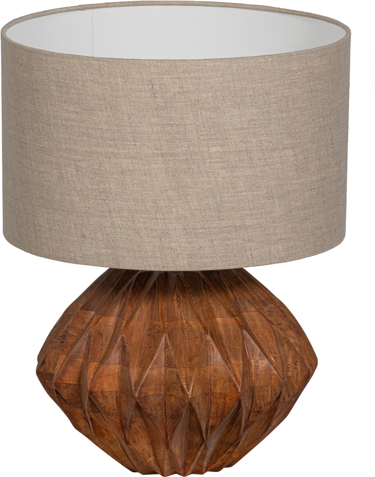 Torin Bordlampe i Naturtræ - Klassisk Nordisk Design