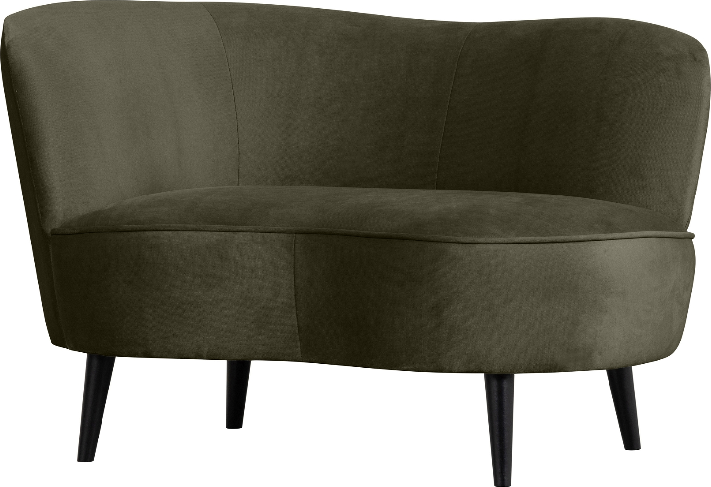 Sara Left Loungesofa i Mørkegrøn - Tidløs Elegance