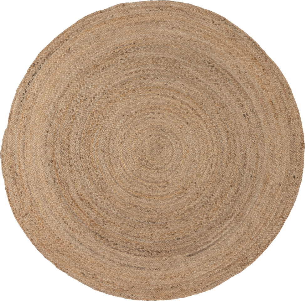 Ross Tæppe i Natur 150x150 cm - Elegant Jute Design