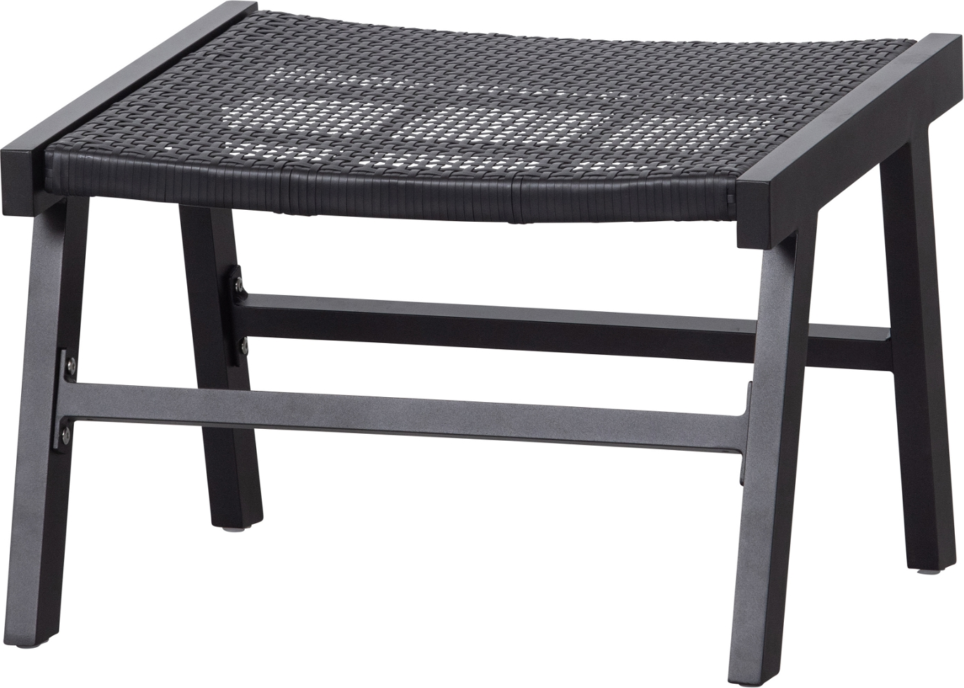 Puk Fodskammel i Sort - Stilfuldt Aluminium til Dit Hjem