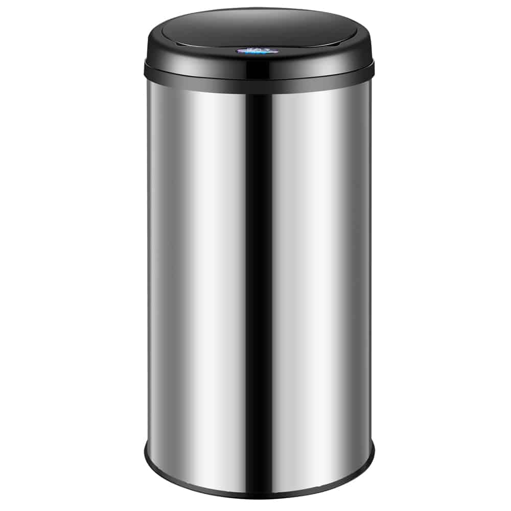 Sensor Skraldespand i Rustfrit Stål - 56 Liter med Sensor