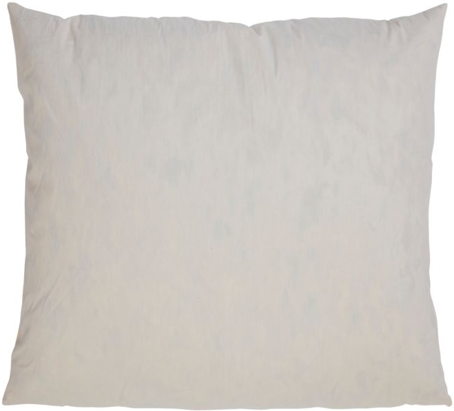 Pudefyld 50x50 cm Hvid med Andefjer og Bomuld
