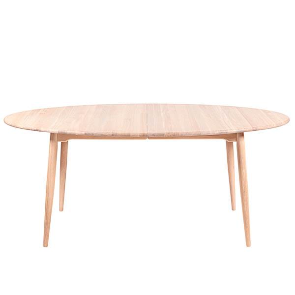 Haslev Symphony 76 Ovalt Spisebord i Massivtræ - 105x180 cm