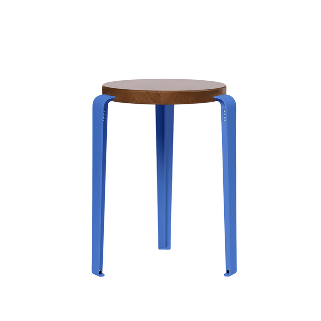 Tiptoe Lou Skammel - Farvet Egetræ i Azure Blue