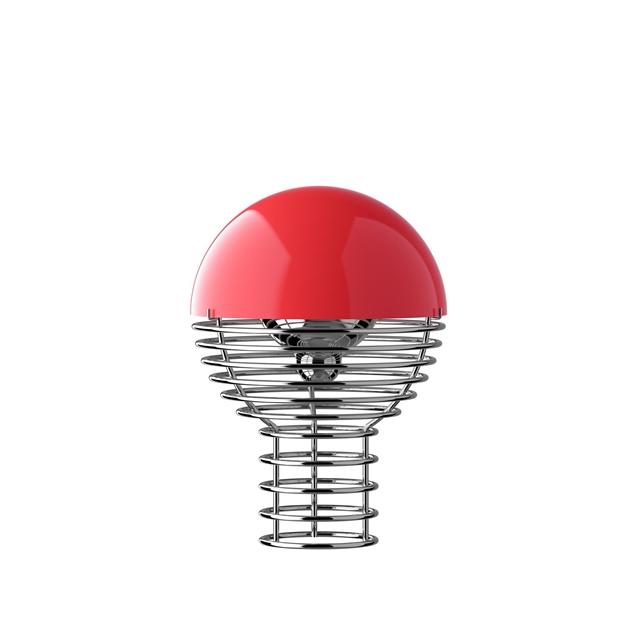 Verner Panton Wire Transportabel Lampe Rød  5702410581869