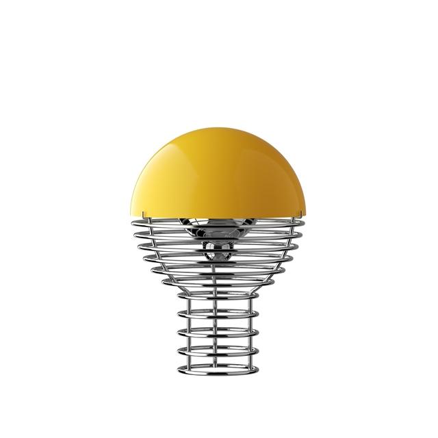 Verner Panton Wire Transportabel Lampe - Gul Design