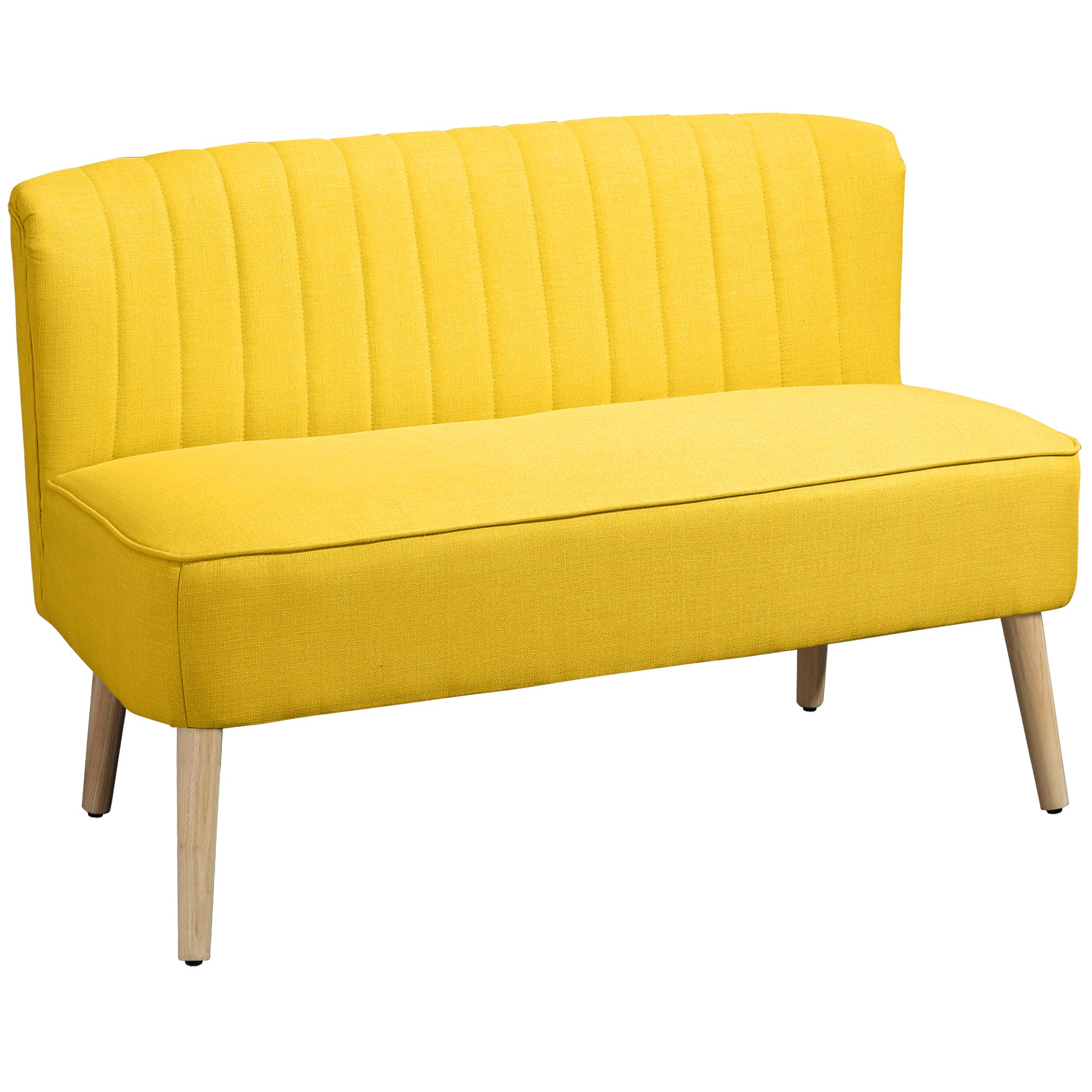 Elegant 2-personers sofa i retrostil - Blød og letplejeligt