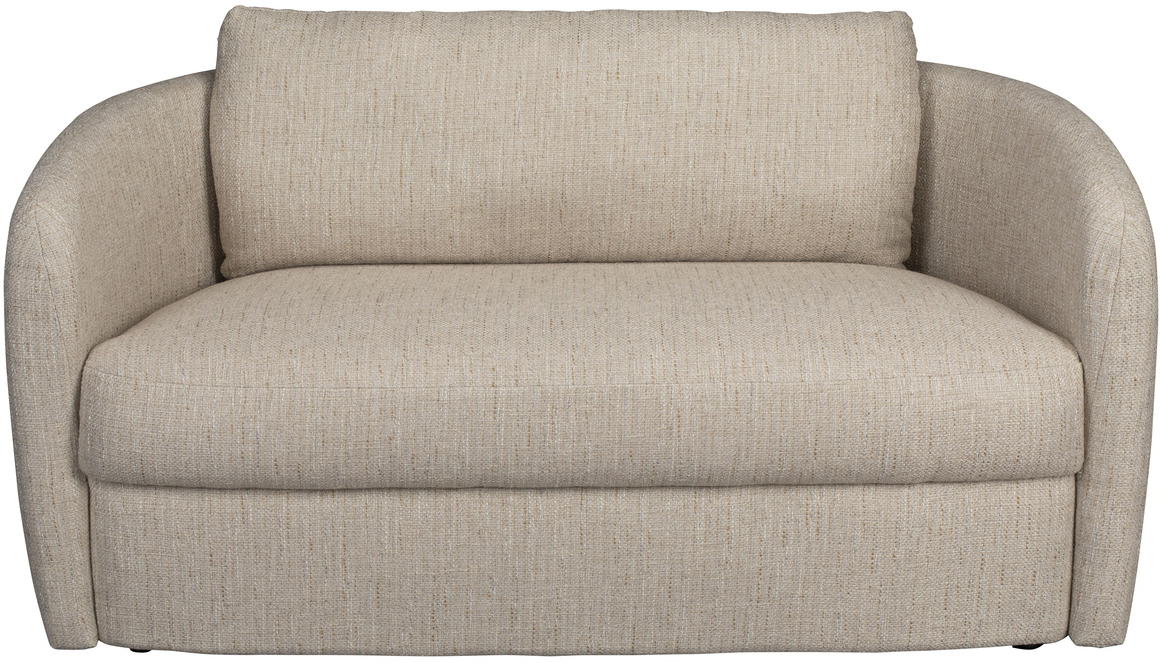 2-personers Sofa Dutchbone Boho Stenlysgrå  -  Polstret Polyester  Silikoniseret Fiber Aftageligt Betræk Samlet  8718548074262