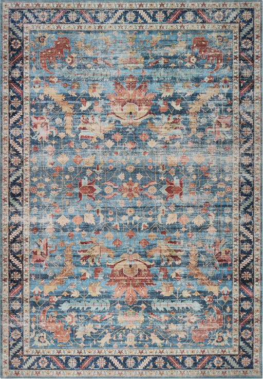 Vintage Gulvtæppe Loomery 160x110 cm - Antiskrid & Vaskbart