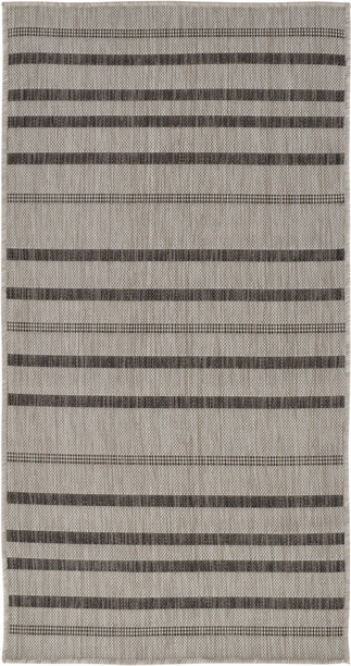 Gulvtæppe Loomery Terrace Polypropylen Lysegrå Småstensmønster 200x290 Cm Ind-udendørs  3099917232007