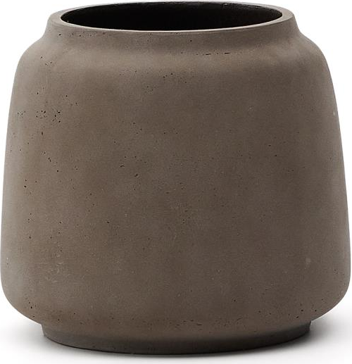 Udendørskrukke Kave Home Lira Cementfiber Terracotta Plantekrukke H365 ø405 Cm 60 L  8433840976631