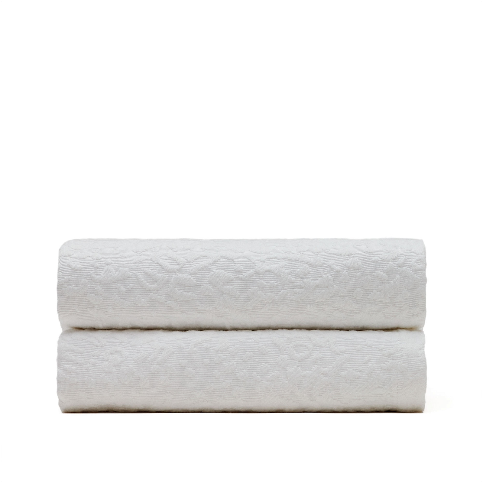 Kave Home Marimurtra Hvid Quiltet Sengetæppe 250x230 cm