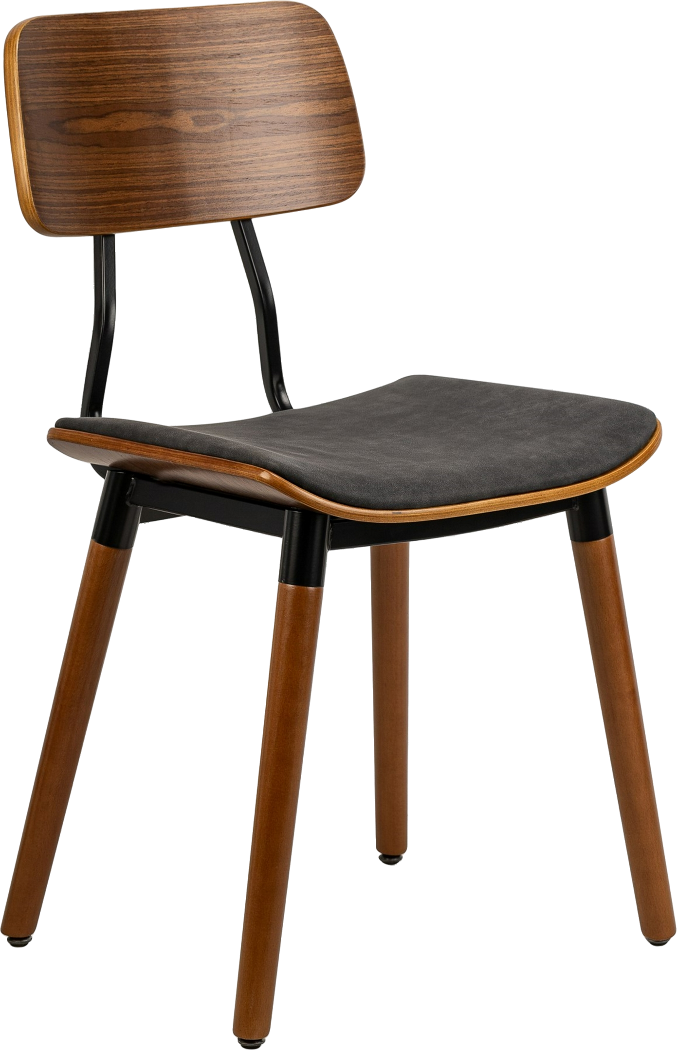Kontorstol Og Arbejdsstol Nordlys Furniture Victoria I Sort Kunstlæder Med Justerbar Højde Og Skandinavisk Design  3760351893092