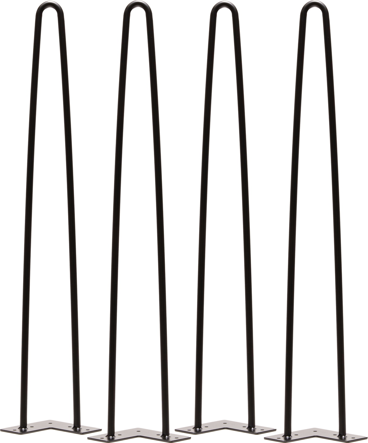 Understel Hairpin-bordben Nielsen Design Elias Sort 73 Cm