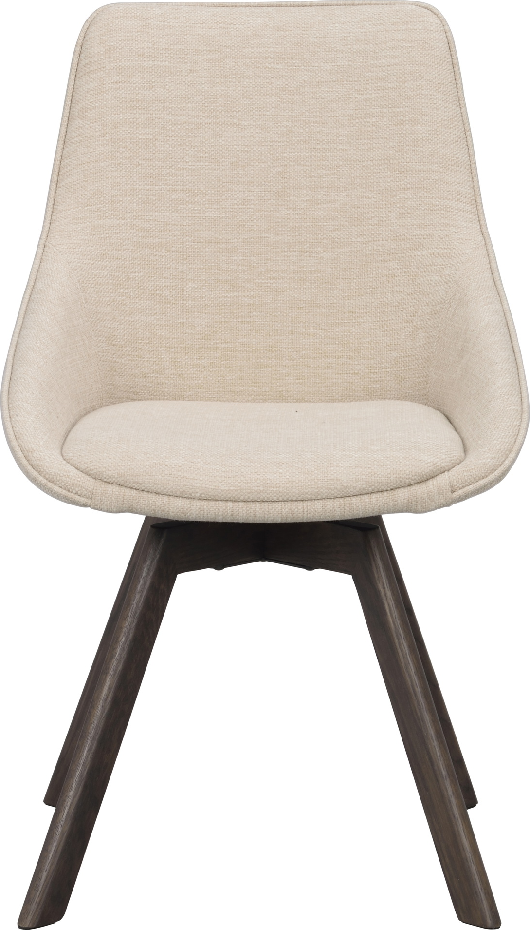 Elegant Spisebordsstol 2-pak i Lysebeige - Nordisk Design