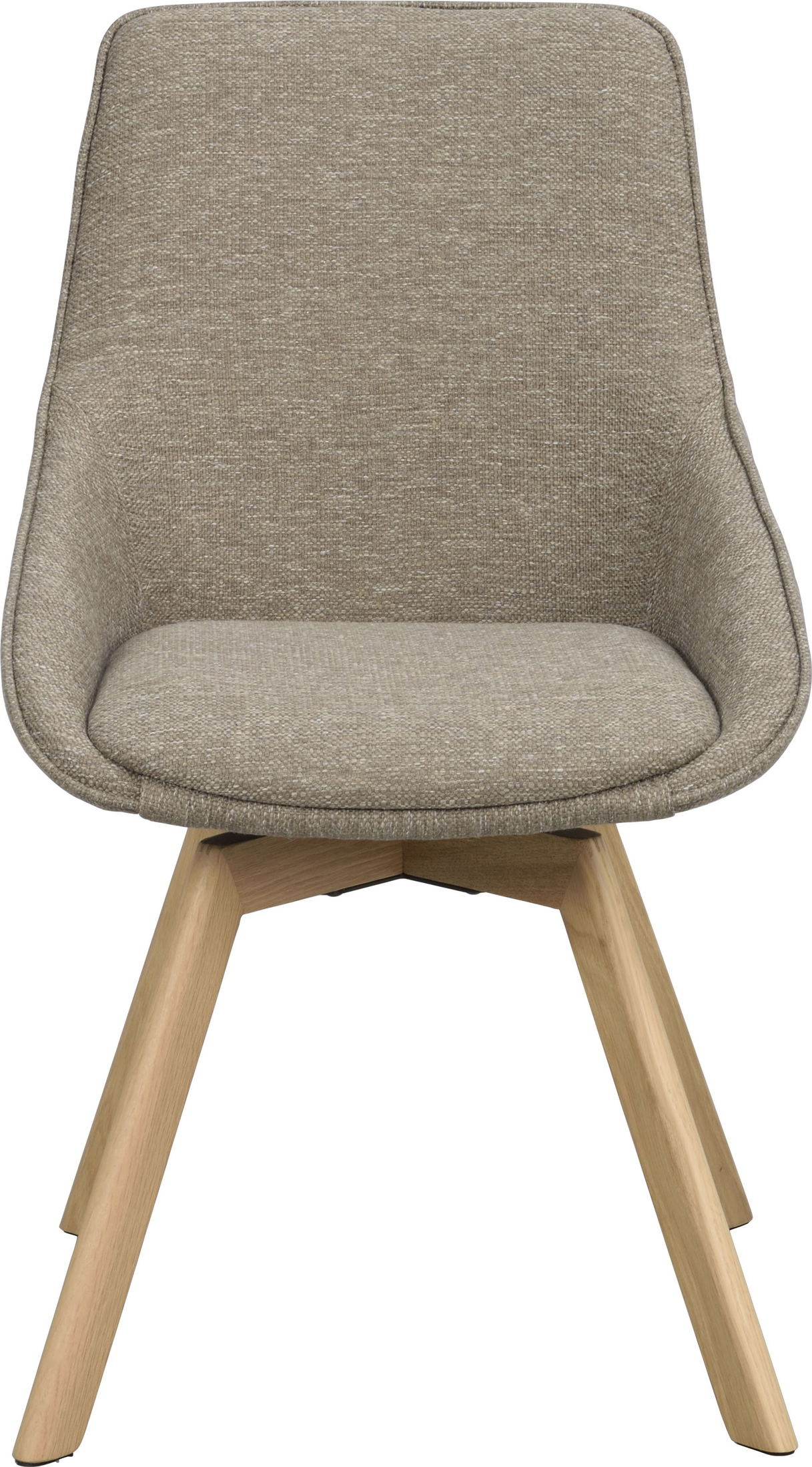 Spisebordsstol Rowico Alison 2-pak I Mørk Beige Stof På Fsc?-eg Med 360 Drejefunktion  7340126571651