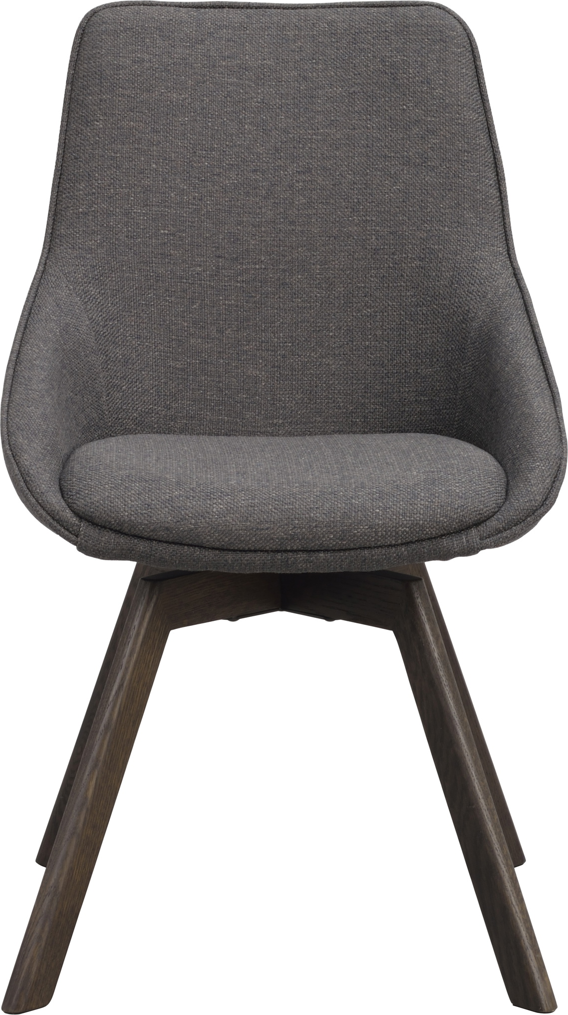 Spisebordsstol Rowico Alison 2-pak  -  Svingbar Polstret Stol Med 360 Funktion Grå Asgard-stof  Fsc-eg  7340126585702