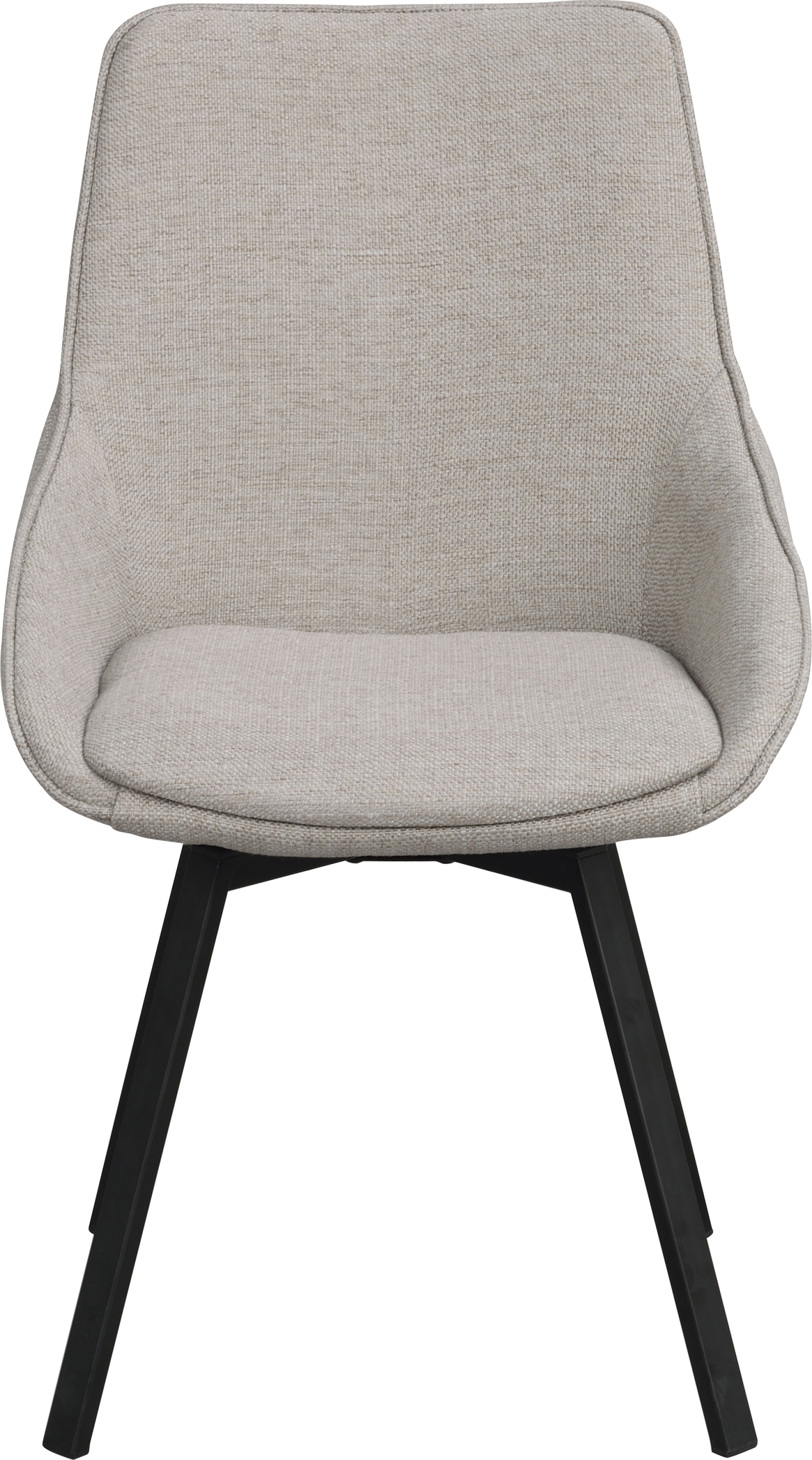 Spisebordsstol Rowico Alison Med Ergonomisk Polstret Sæde Svingfunktion Og Beige Betræk  7340126585719