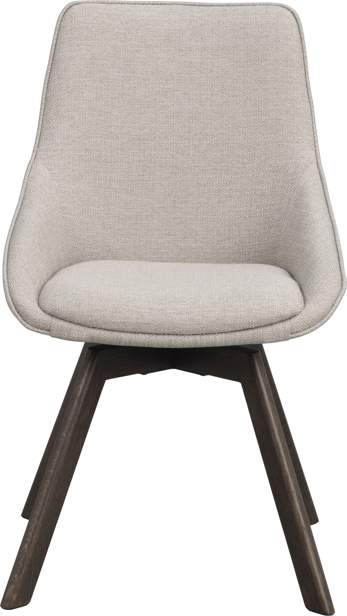 Spisebordsstol Rowico Alison 2-pak - Beige Brun med Drejefunktion