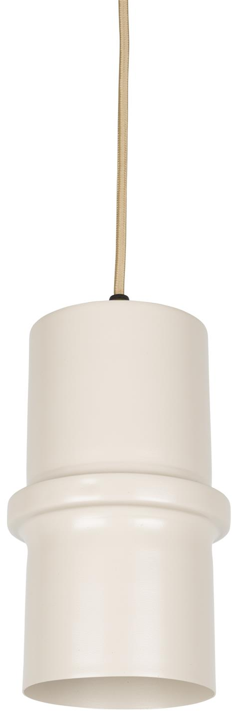 Pendellampe Studio White Duct I Perlemorfarvet Jern Højdejusterbar Hængelampe Dæmpbar E14-fatning  8718548092495