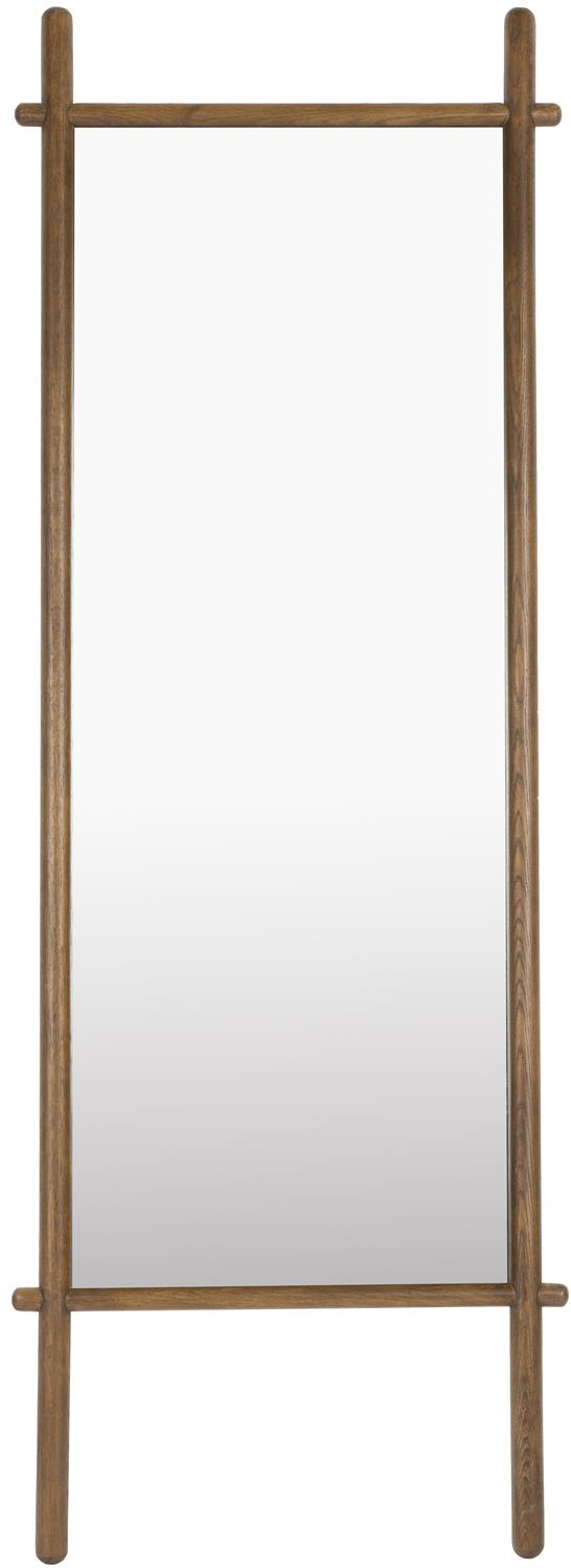 Vægspejl Studio White Solene Mørk Natur Egetræ 160 X 58 Cm  8718548096400