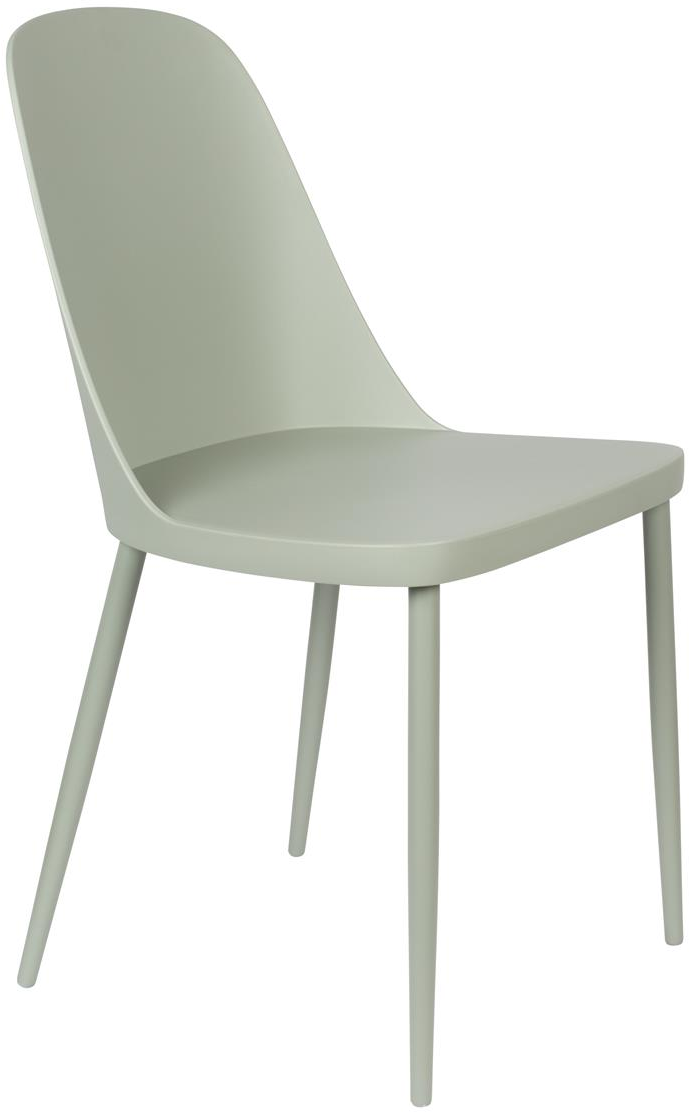 Spisebordsstol Studio White Pip Lysgrå Polypropylen Metalben Moderne Skandinavisk Design  8718548052031